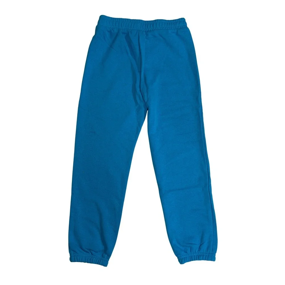 Champion Kids Jogger Sweatpants Blue Rainbow Logo CWG007 Size S 7/8 NEW‎